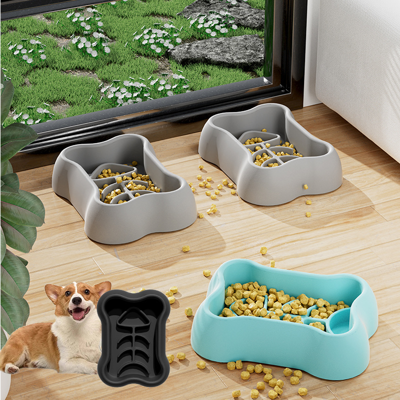 Pet Dog Slow Feeder Bowl Puppy - Royal Canin Food Medium review and price